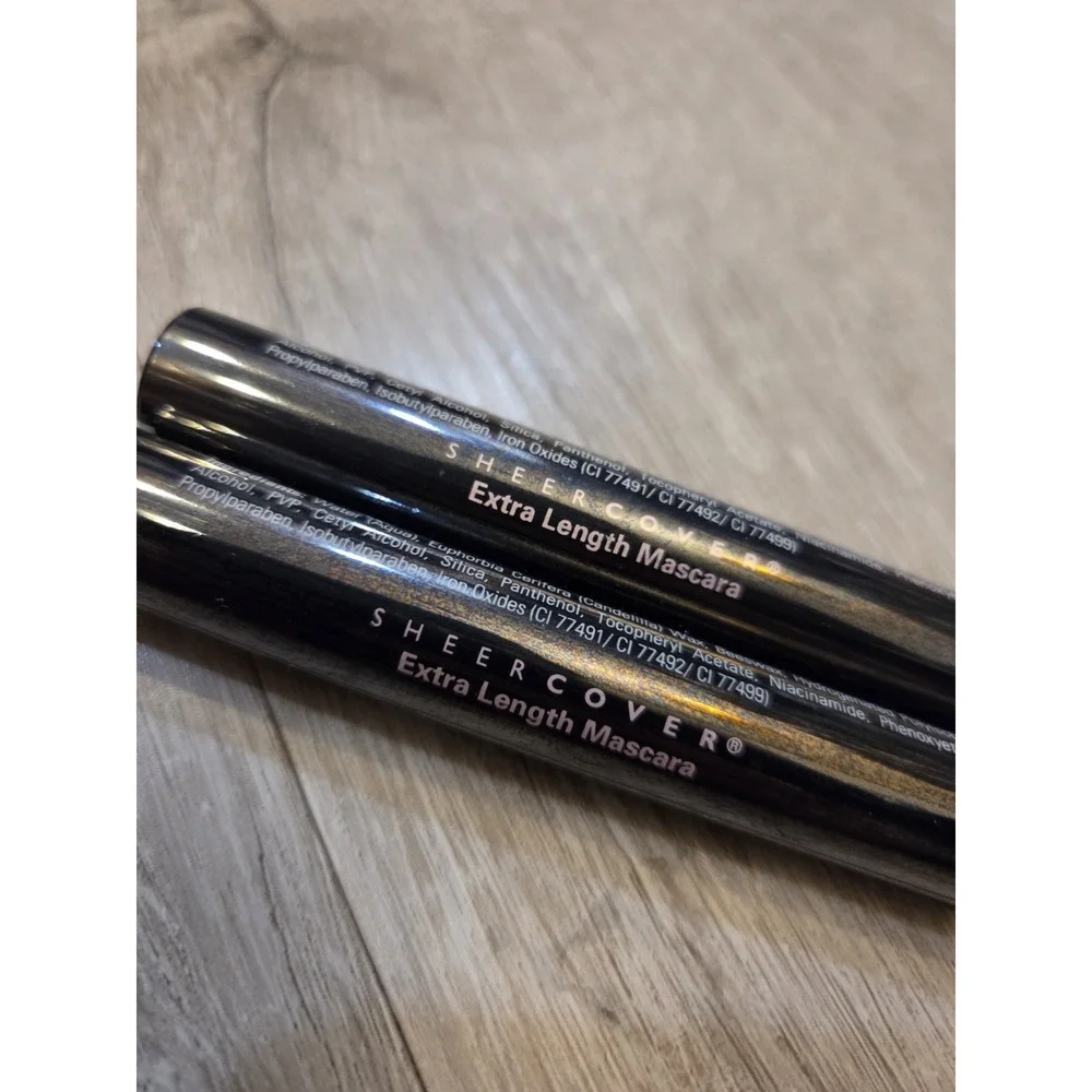 New Sheer Cover Extra Length Mascara‎ Black/Brown .30 fl oz